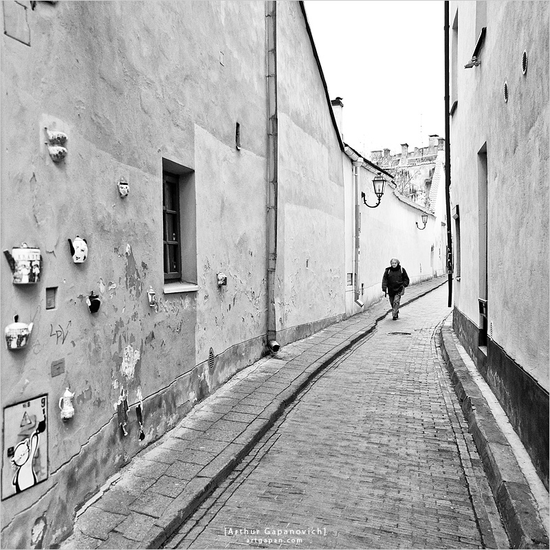 [ ...walking the streets in Vilnius ]