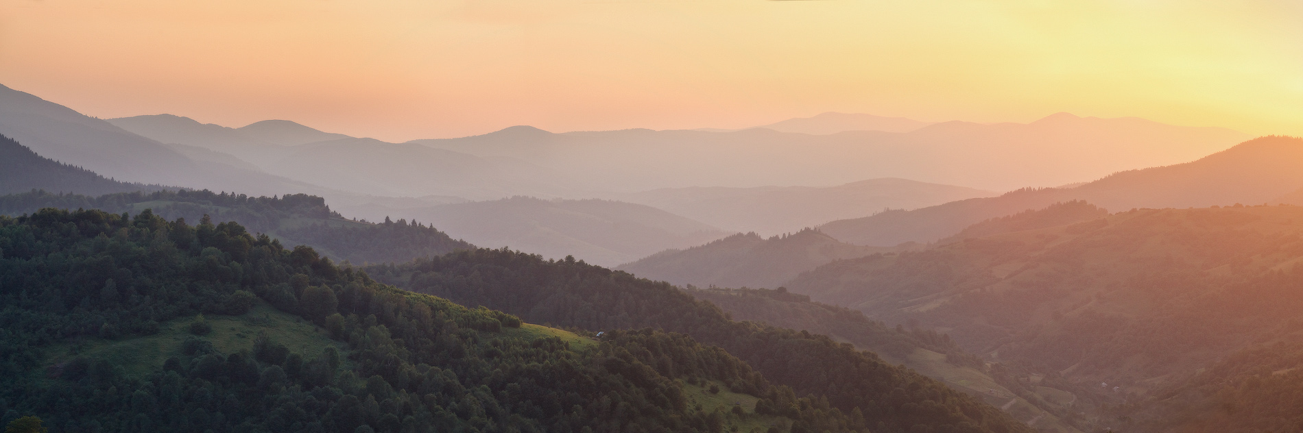 Карпатский теплый вечер