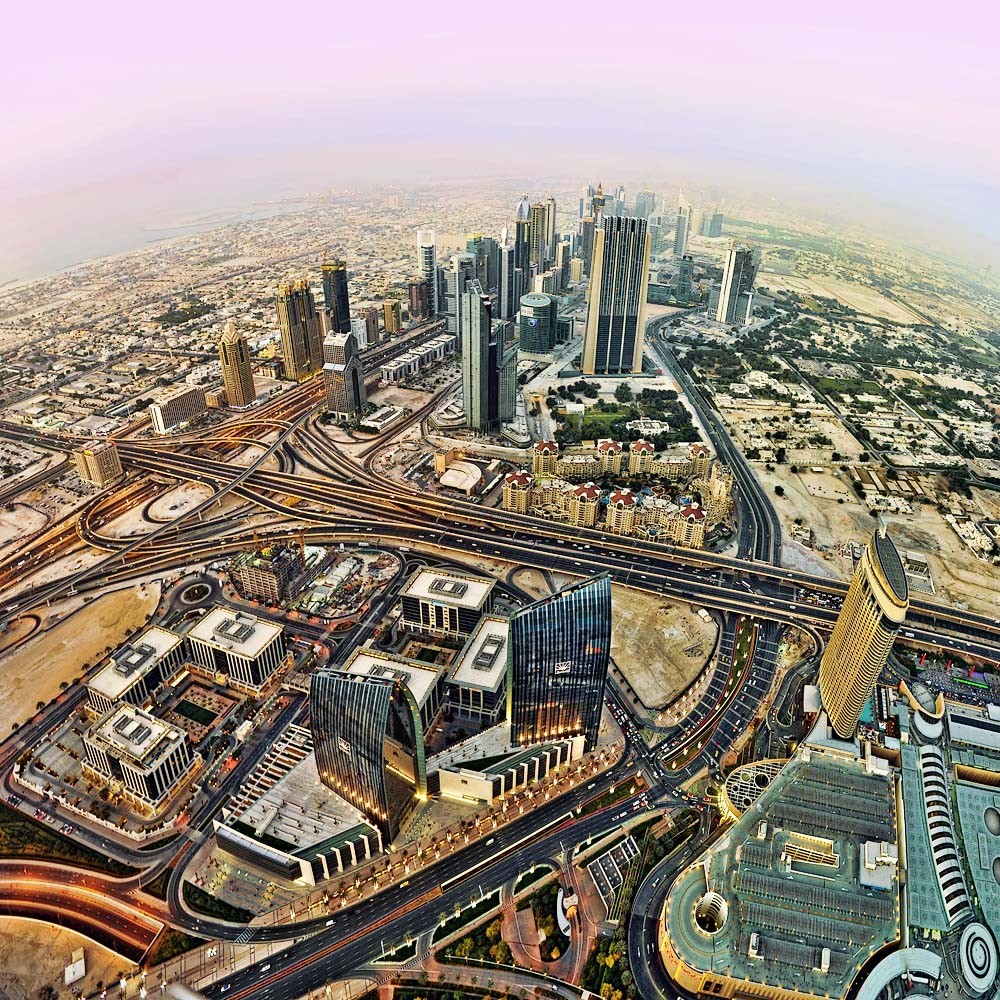 уходящие за горизонт