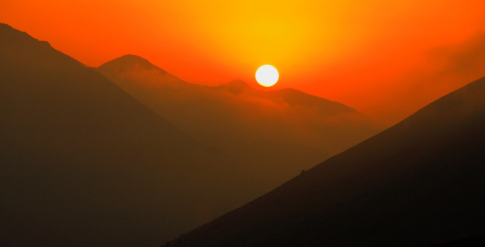 Закат в Приэльбрусье