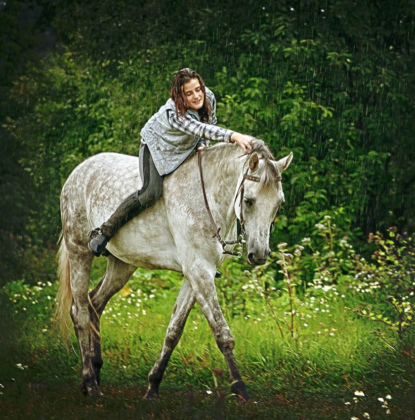 Прогулка под дождем