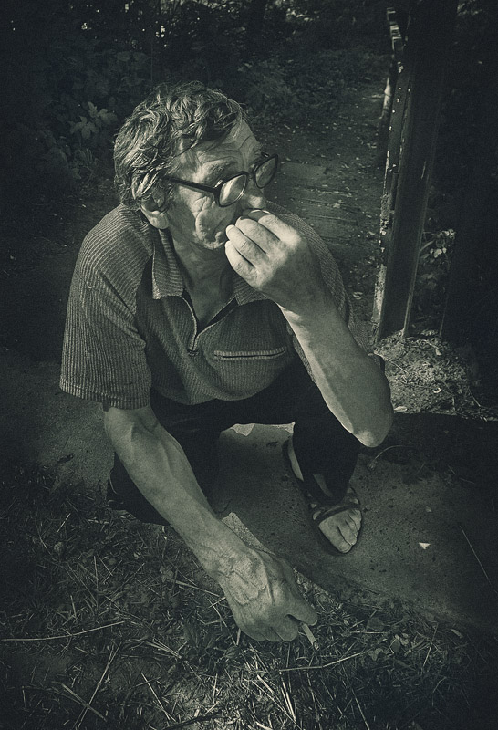 Портрет деревенского плотника...