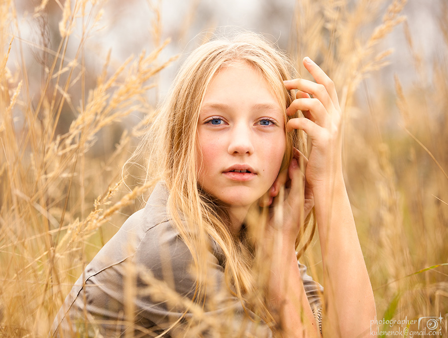 Осенний портрет в пастельных тонах....