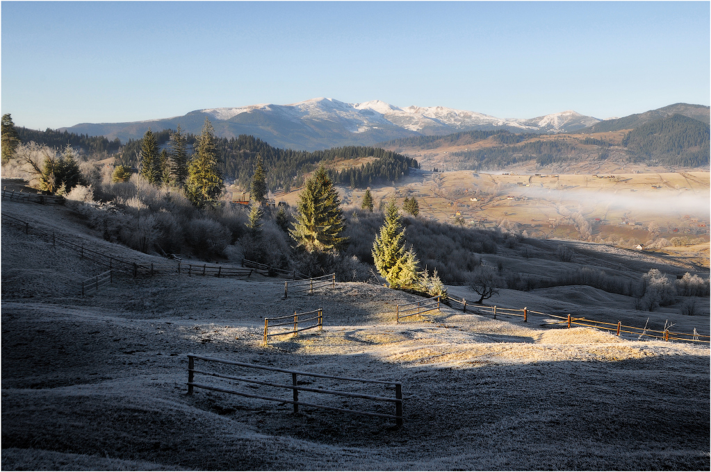 Утро в Ясинях...