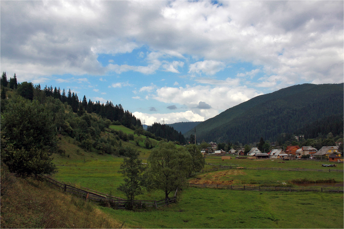 В карпатской деревне