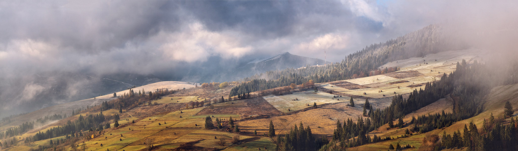 Про тучи, туман, солнце и горы