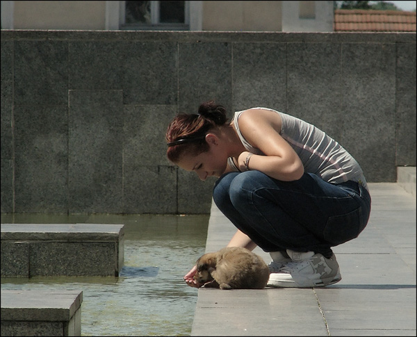 Пей, мелкий..