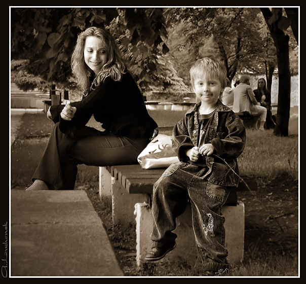 Мама и сорванец