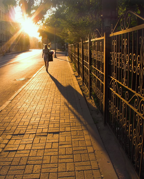 вечерний свет...