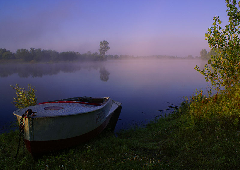 Тёплоё утро на Припяти