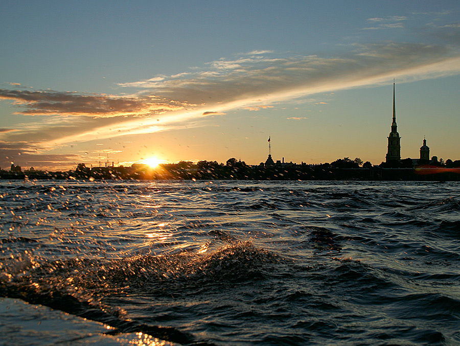 вечерний дождь....