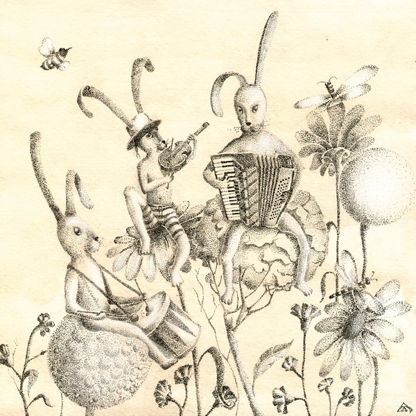 зайцы-музыканты