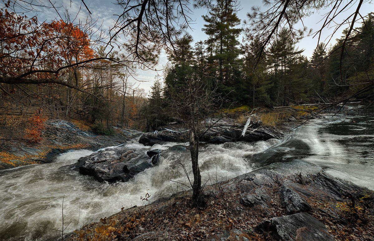 downstream with U-turn