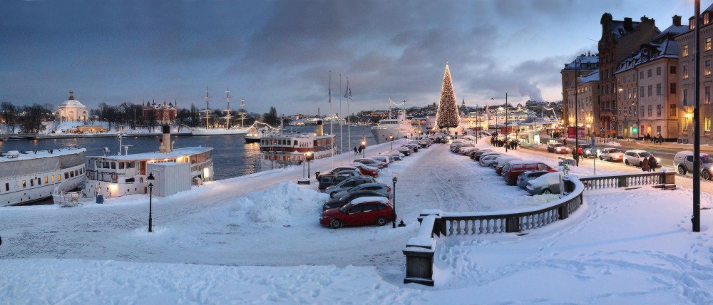 вечерний стокгольм