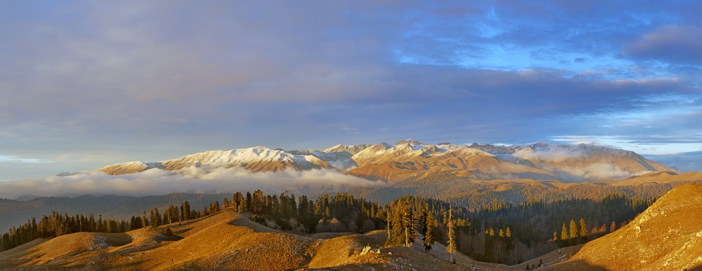 Хребет Арбаа в Абхазии.