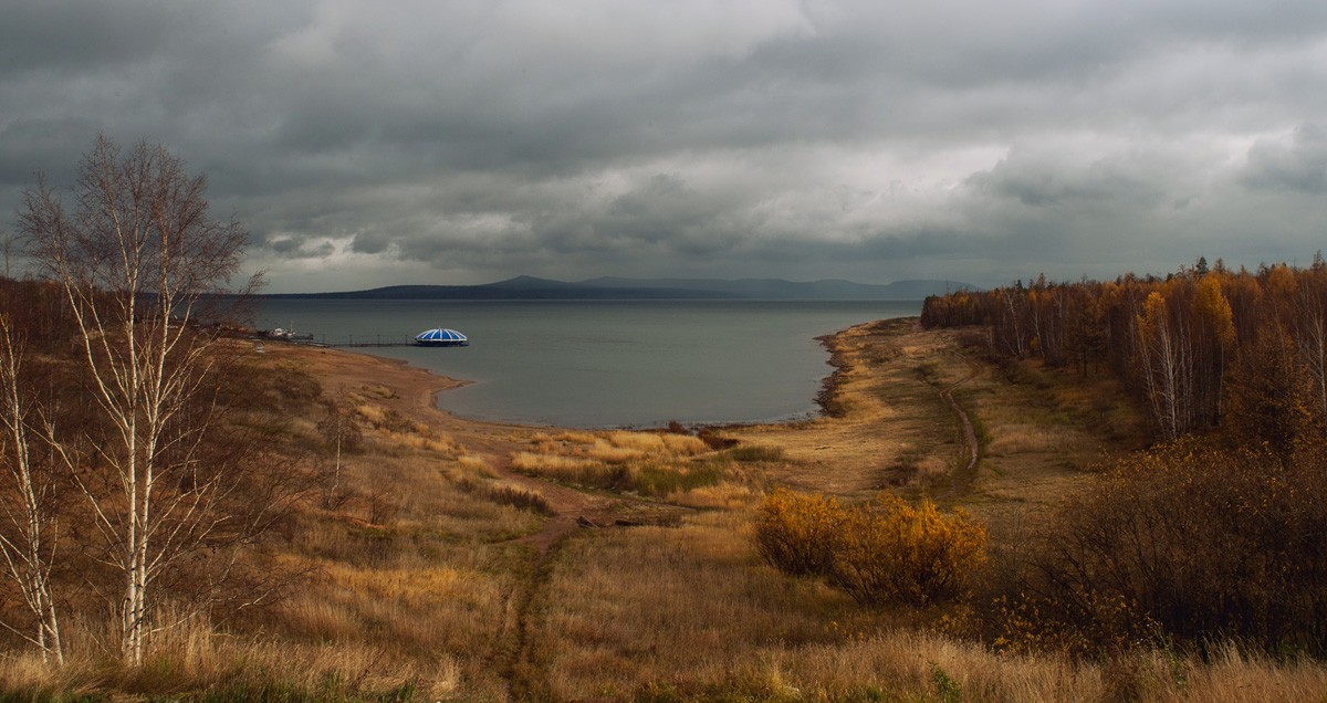 набережная города Братск