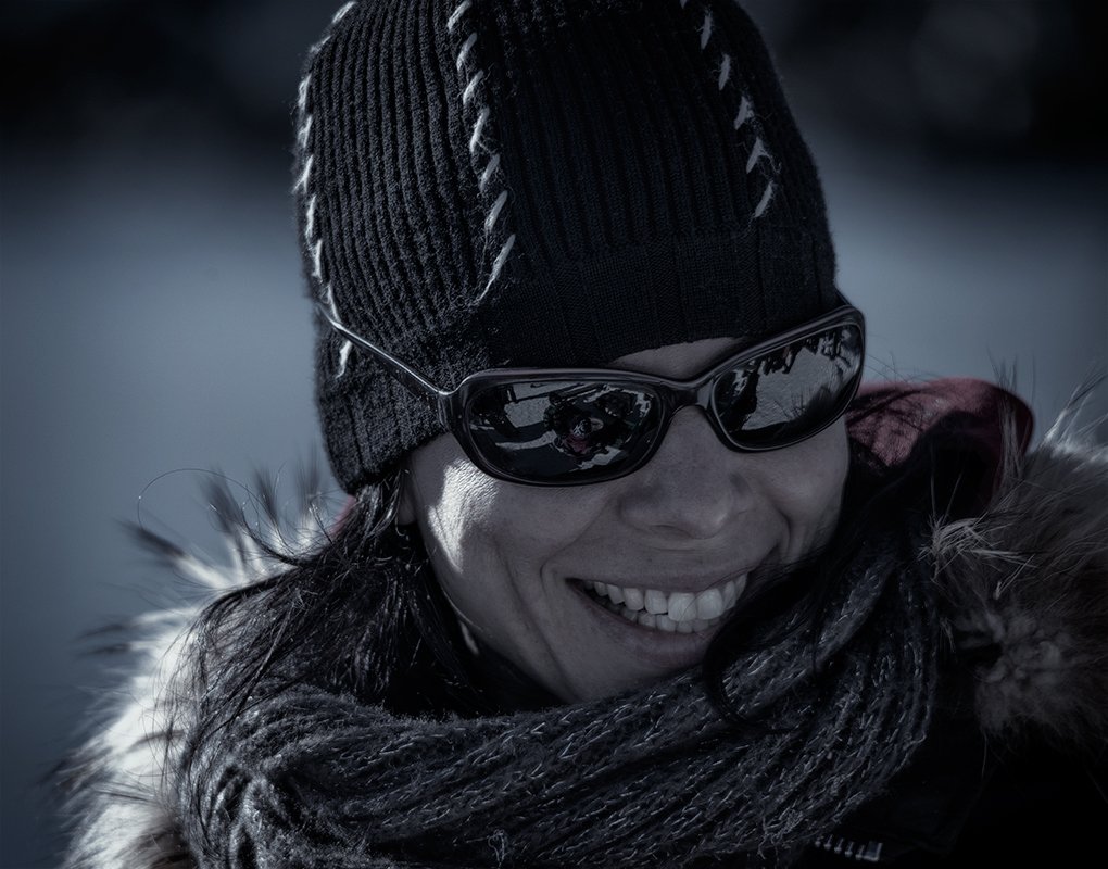 moment of sincere smile