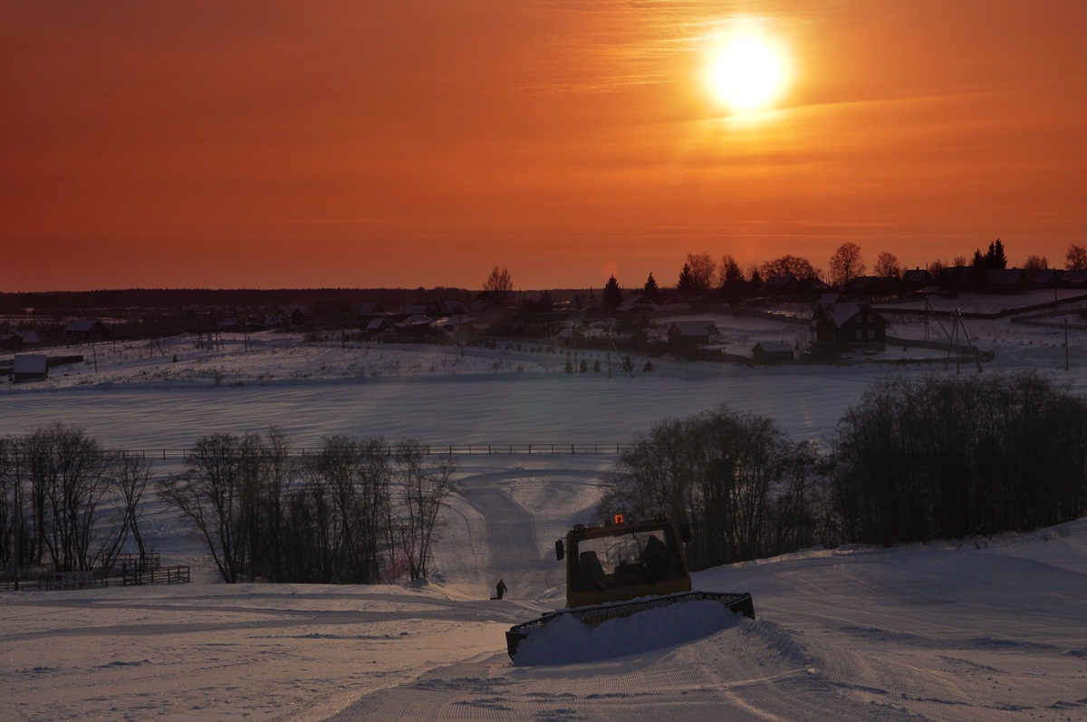 Вечер на станции Дикая