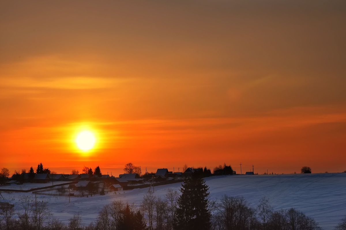 Закат в Дикой