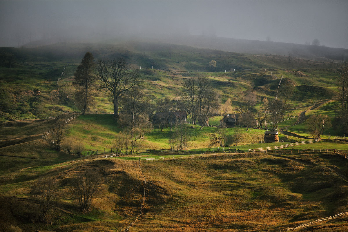 Апрельское утро на Гуцульщине