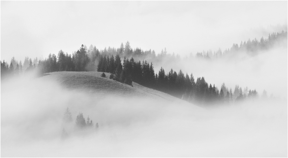 В облаках...