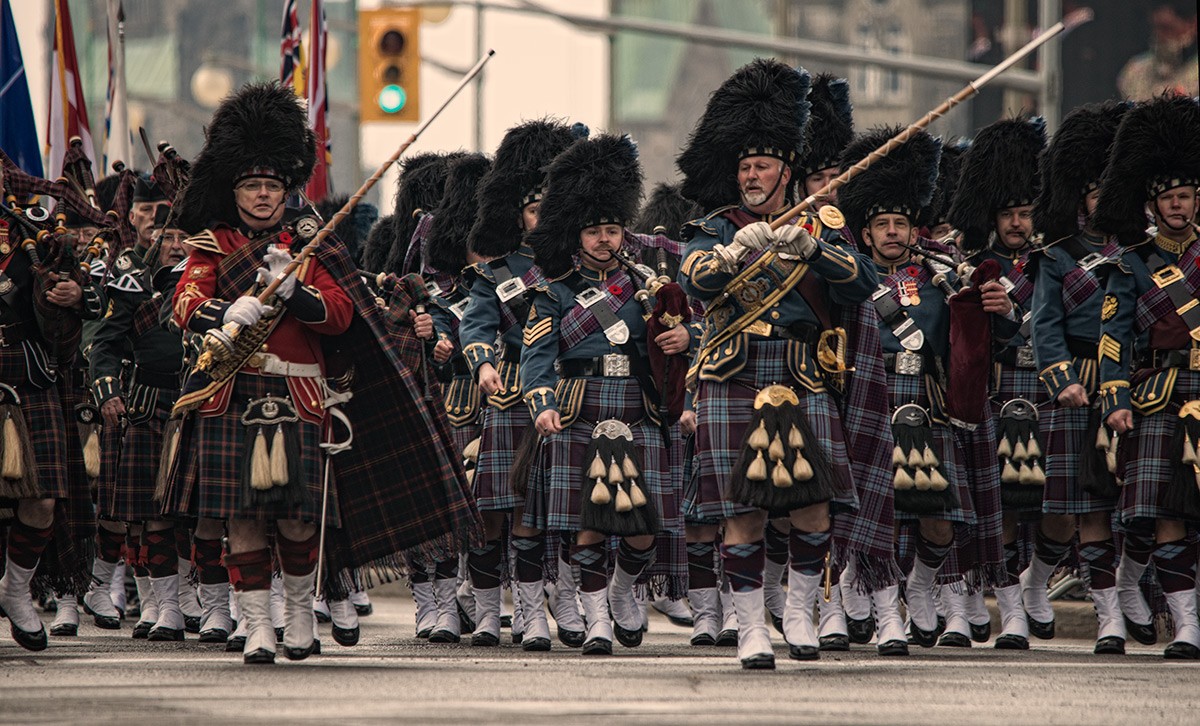 The Parade led by the Irish Army Band