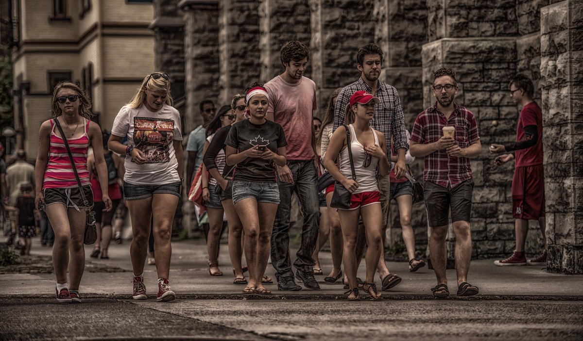 on junction human flow