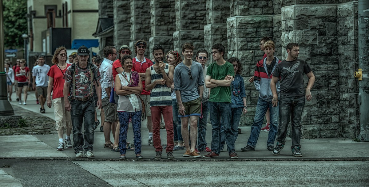 on junction human flow