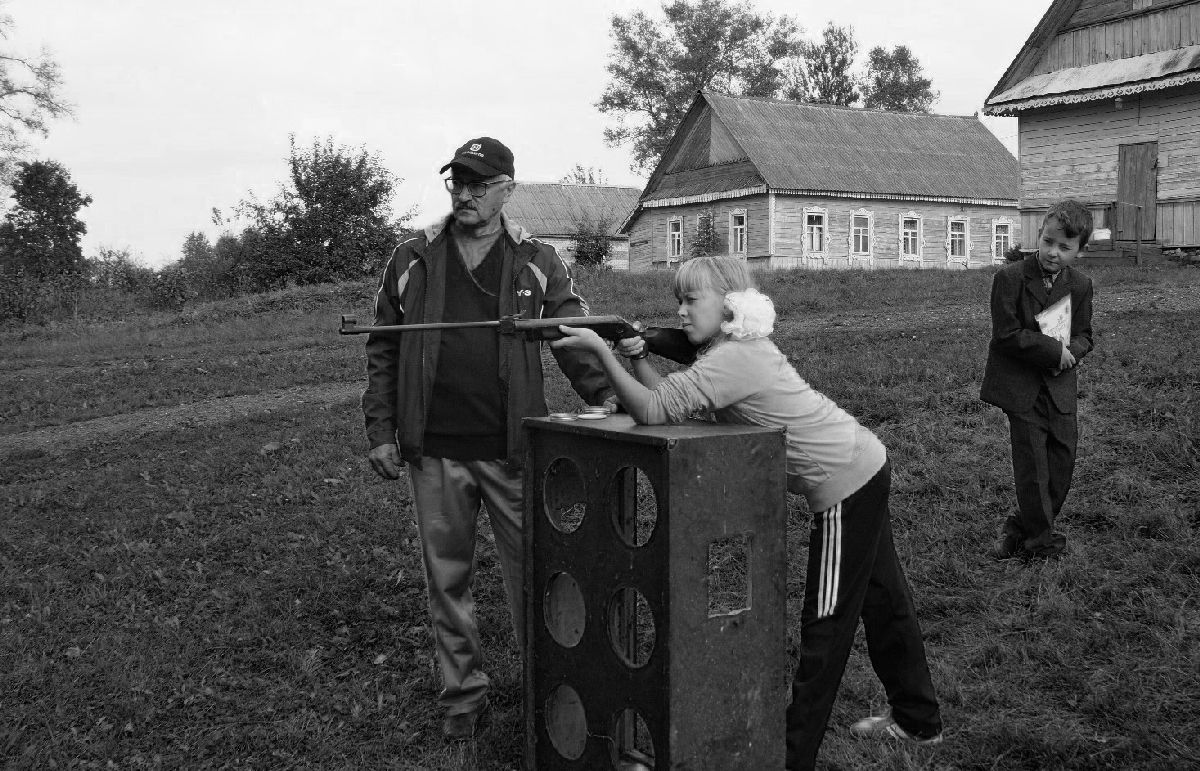 Урок физкультуры в сельской школе-2.