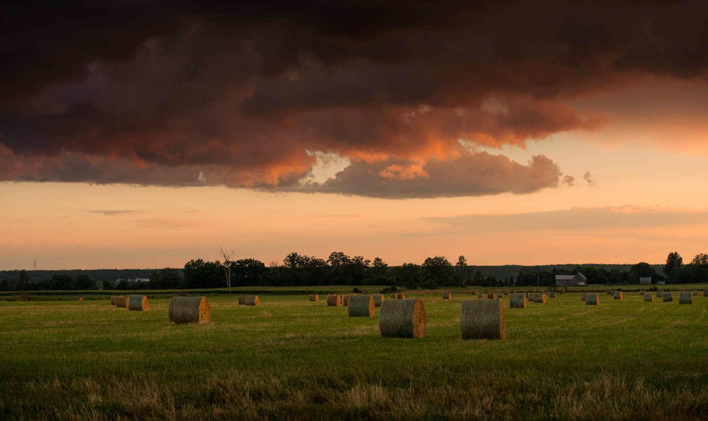 and harvest and summer being over