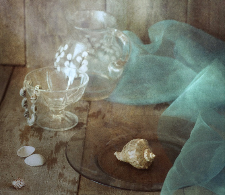 С ракушками...