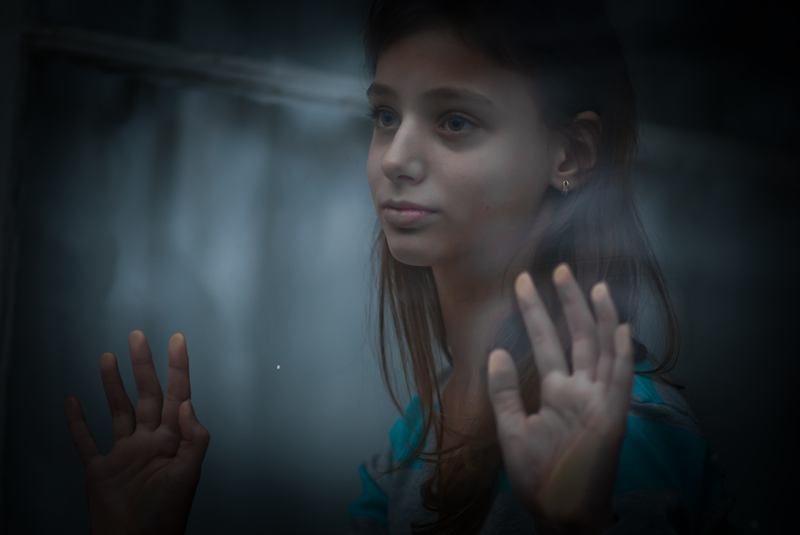 Настя и окно..