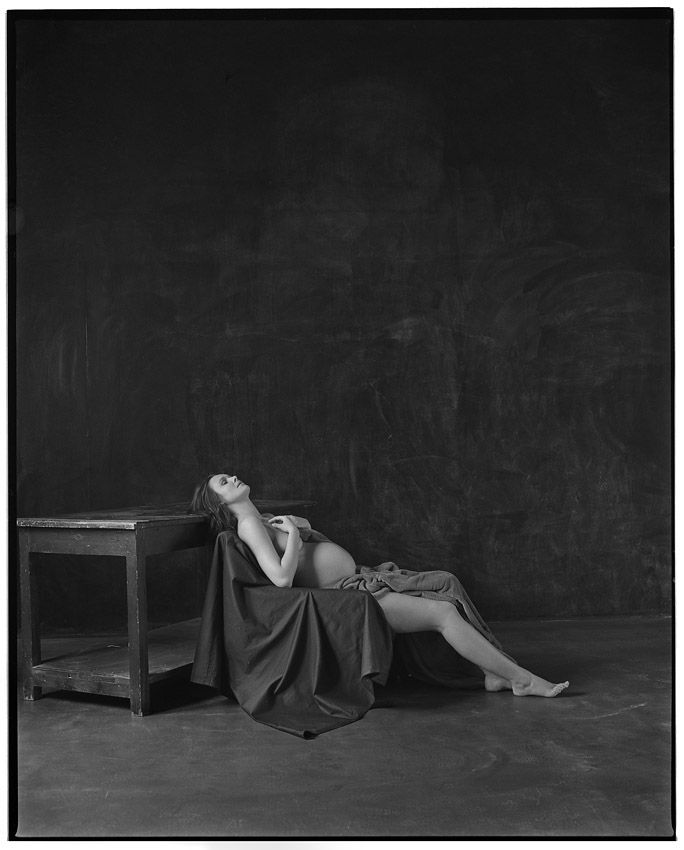 Наташа, мастерская, октябрь 2013.