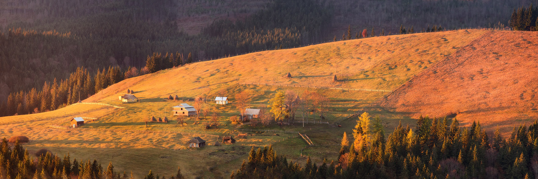 Ноябрьское утро на далеком хуторе