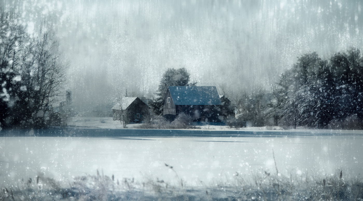 snowing pastoral