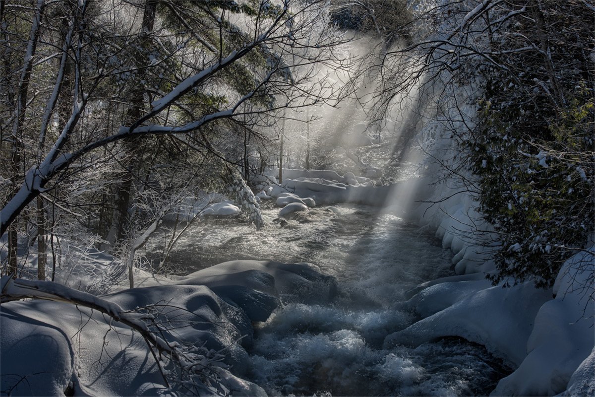 .....when the light ray changes mediums