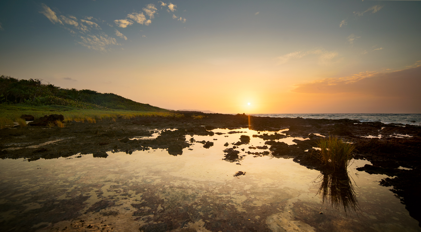 calm morning (Roatan ~ sea edge)