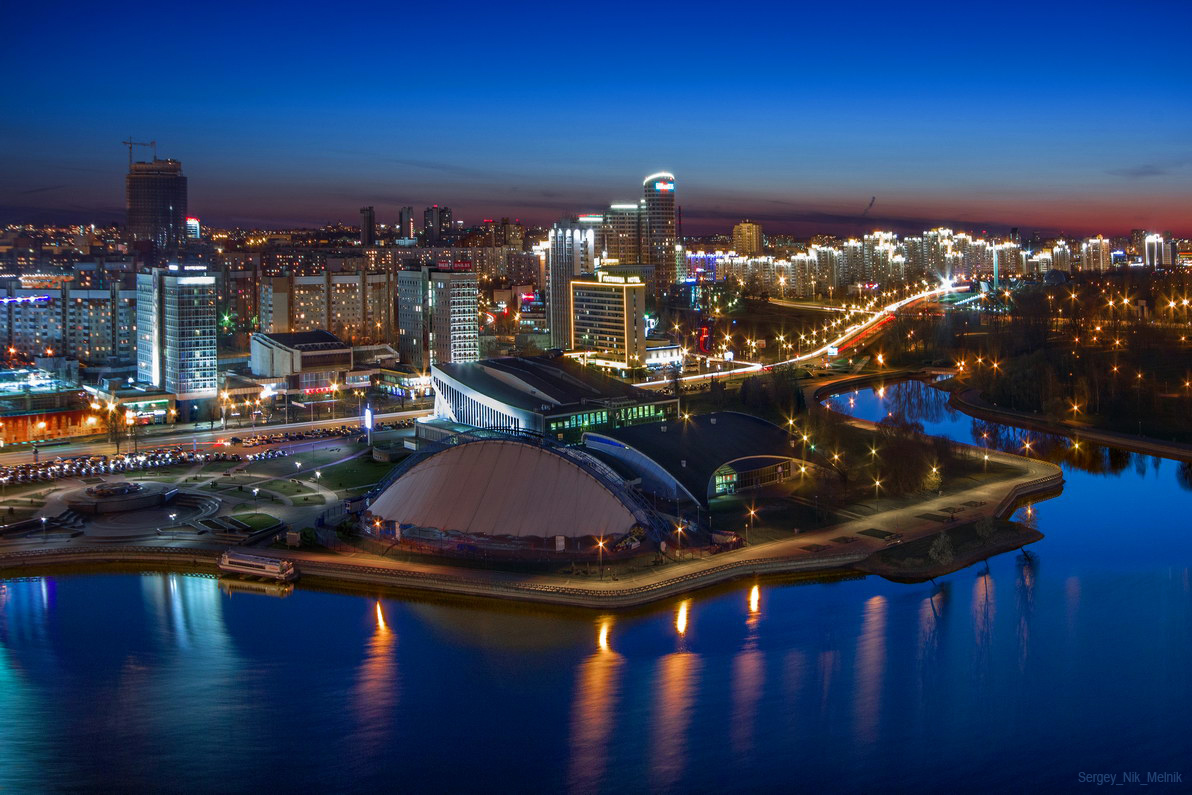 МИНСК с ВЫСОТЫ