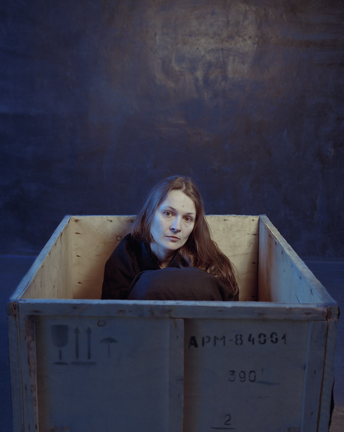 Надя, февраль 2014, мастерская