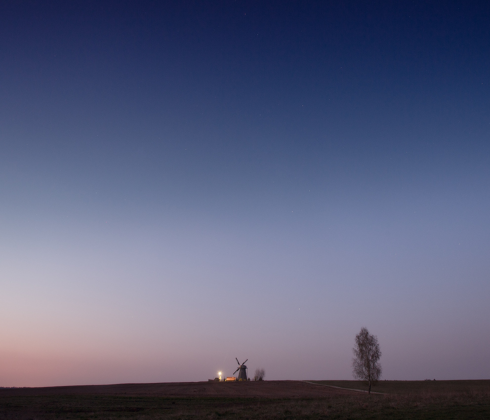 Поздний вечер в Дудутках