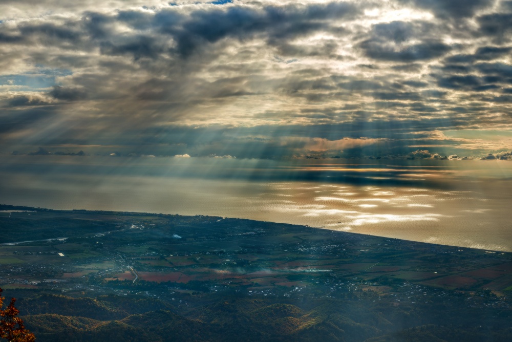 Веер солнца.