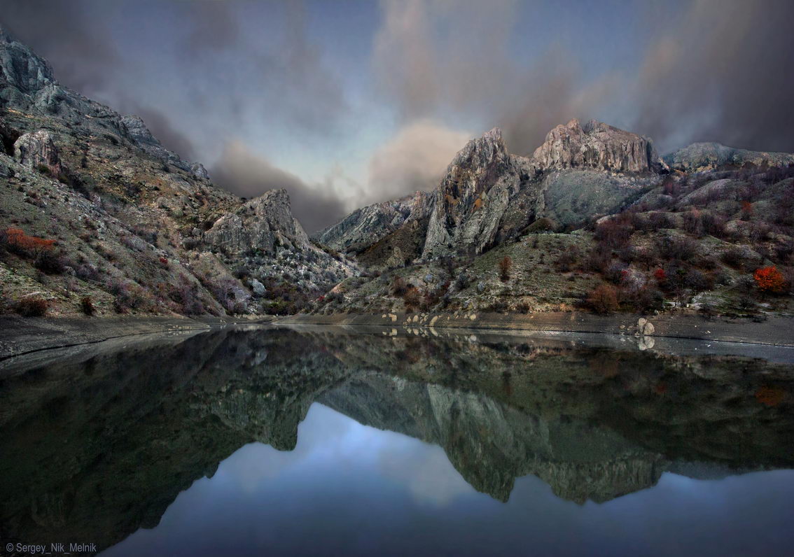 ночное озеро в Зеленогорье