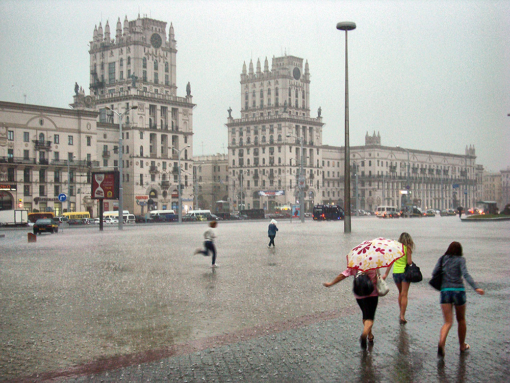 Летний дождь.