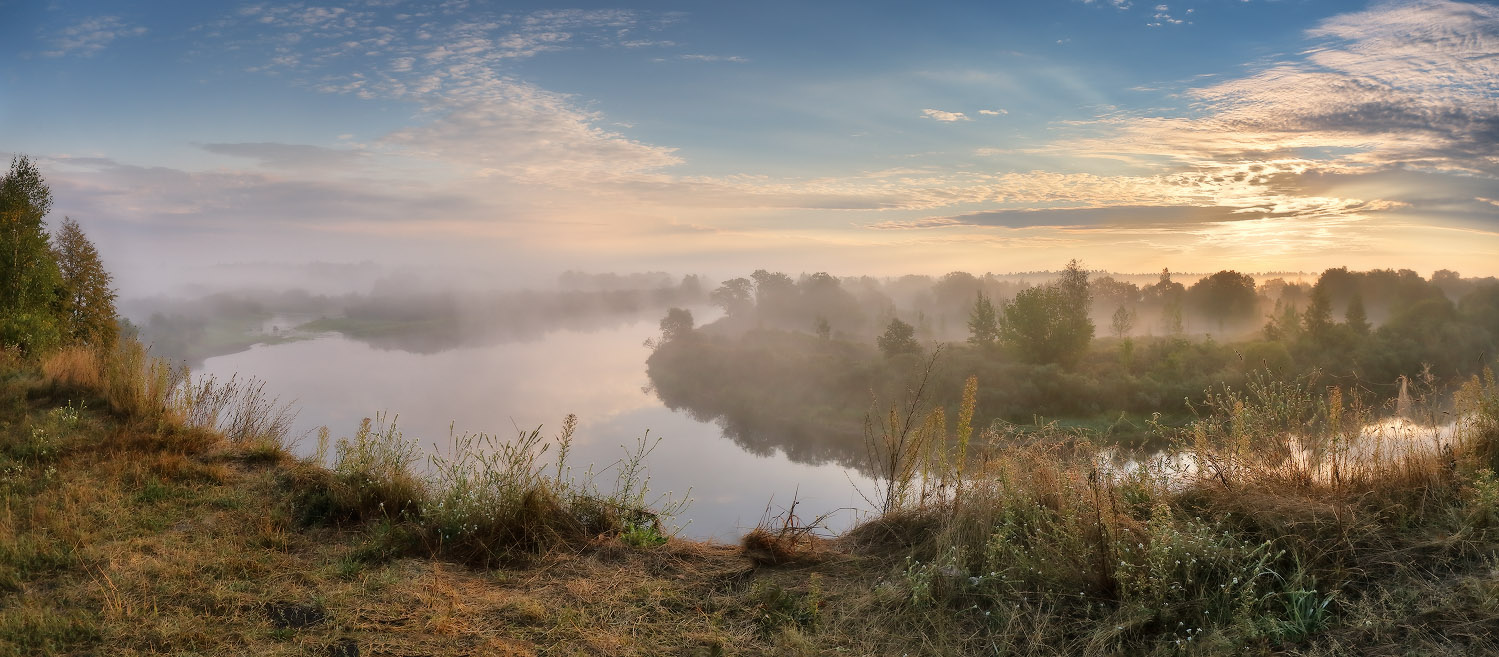 Утро на высоком береге