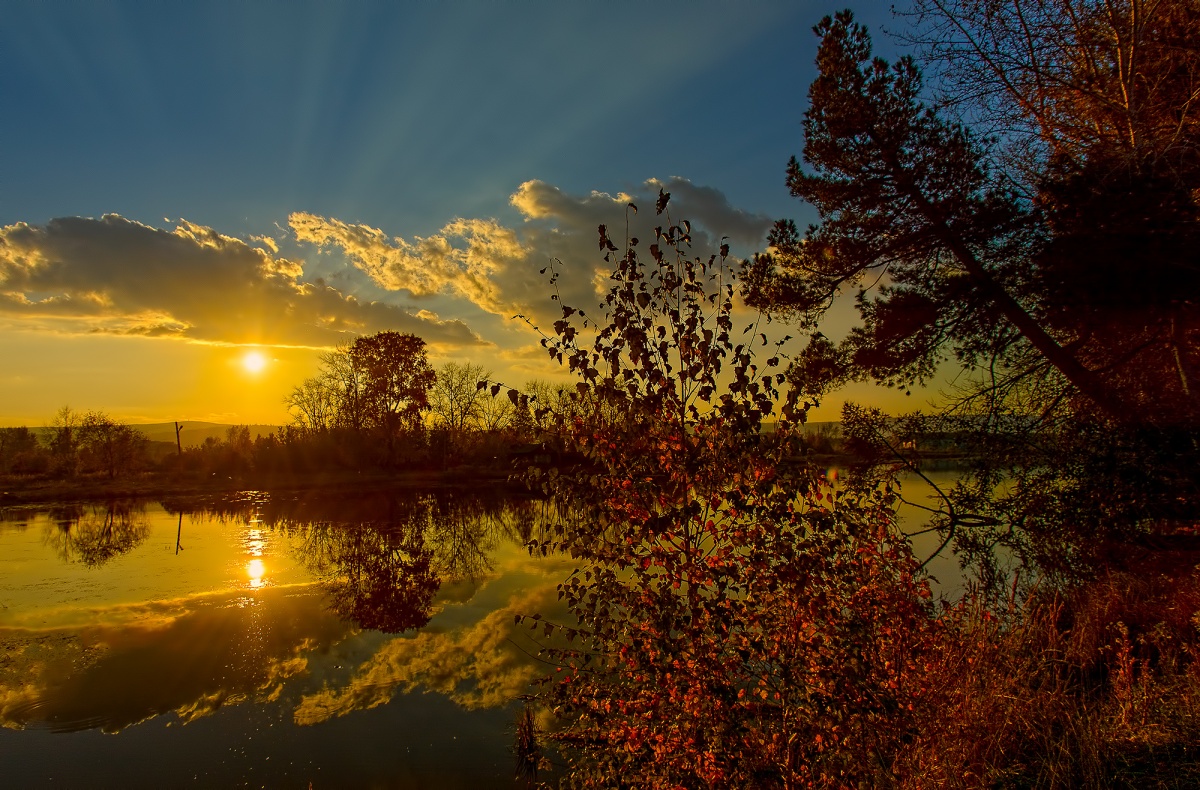 Вечерний луч