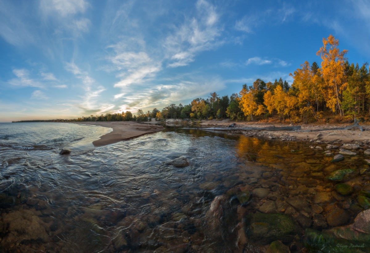 Утро чисто-прозрачное.