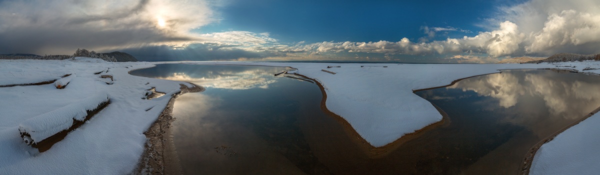 Зеркальный разлив.