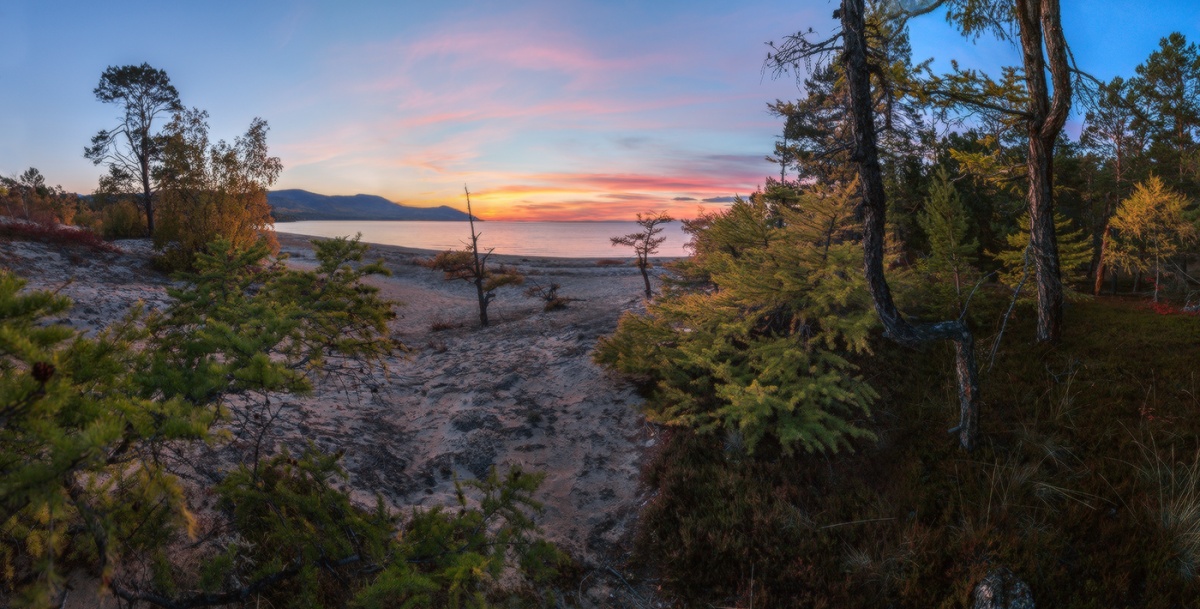 Цветные сумерки.