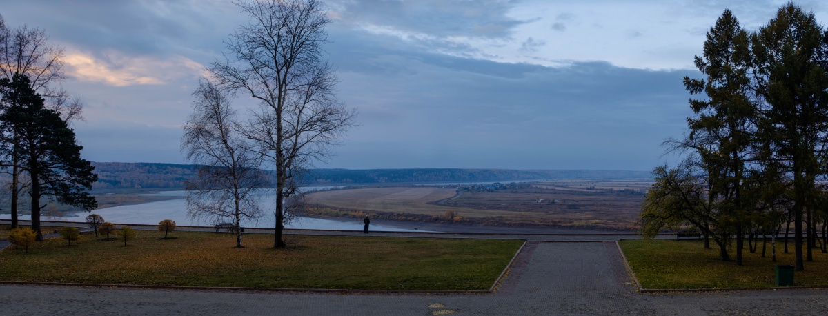 Вид на реку "Томь"