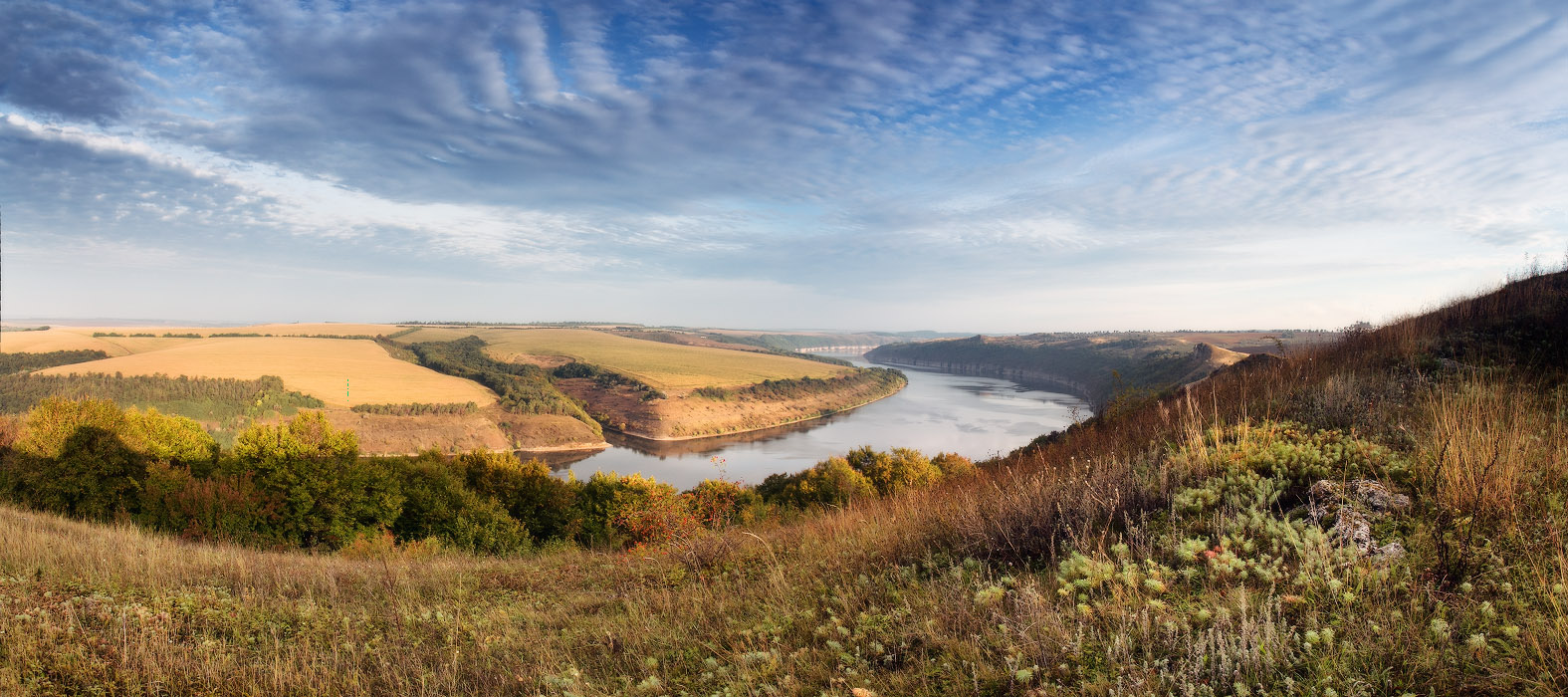 Сентябрьское утро на Днестре